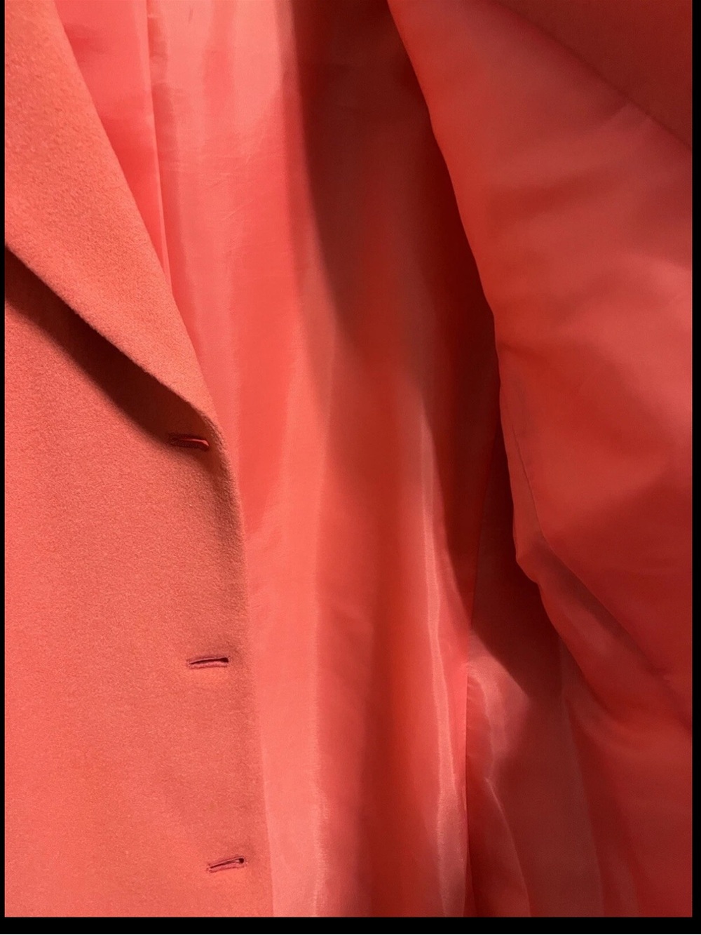 NWT Vintage HB II by Harve Benard Coral Cashmere Wool Blazer 12 Italy Fabric - Picture 13 of 16